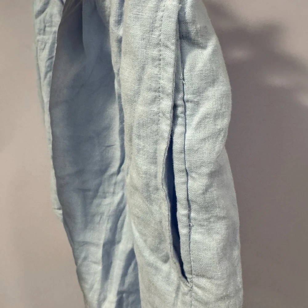 Light Blue Women's Aerie‎ linen type shorts